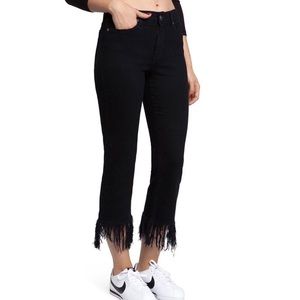 Pistola | Fringe Cropped Jeans